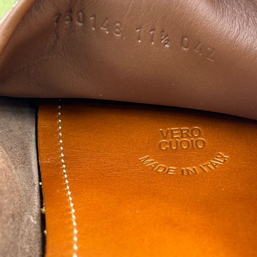 Men's Gucci Ayrton driver loafers size 11.5 made in Italy - Picture 9 of 11